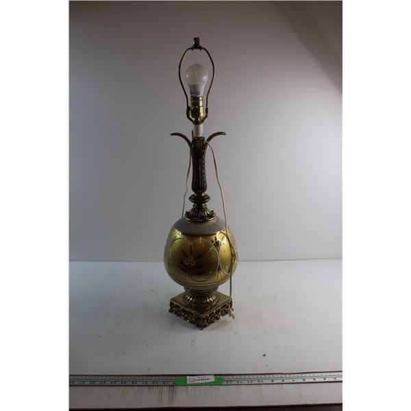 * Decorative Lamp 31'' - Tested, Missing Shade