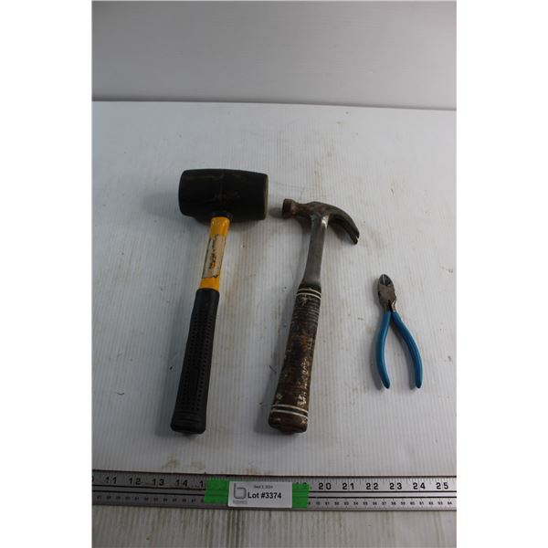 (2) Hammers and Wire Cutter