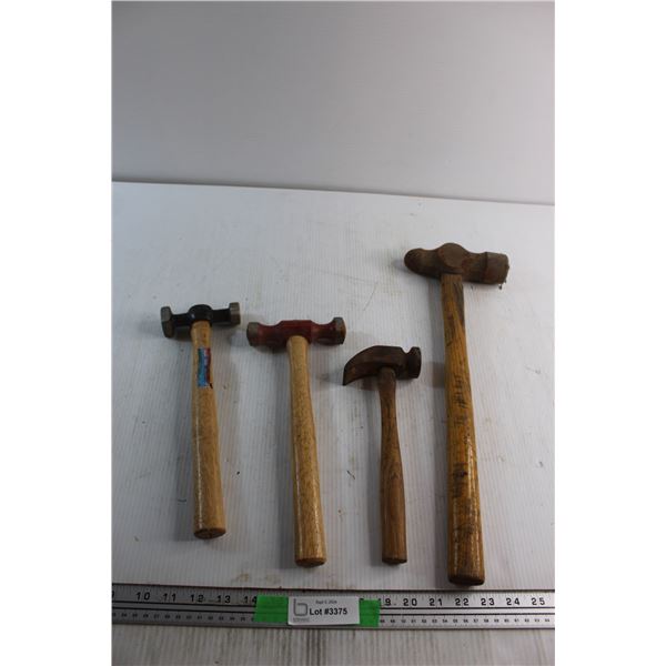 (4) Assorted Hammers
