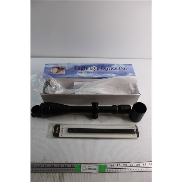Eagle Eye Optics Co Optic Scope, AimSports Blank Rail and Scope Part