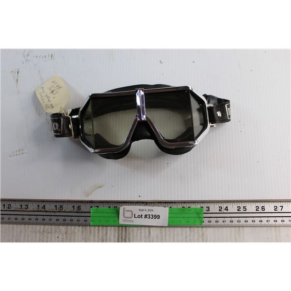 Vintage Emgo Motorcycle Goggles