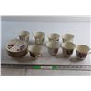 Image 1 : (8) Ridgeway Tea Cups and Saucers