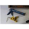 Image 4 : Wooden Crate - Chalking Gun - (2) Clamps - Screen Repair Tool