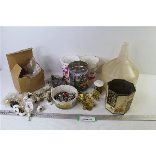 Funnel - Cabinet Hardware - Hinges - Screws