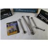 Image 3 : (2) S-K Socket Sets (incomplete) - Strike Drill Bits - Wrenches - 3 Piece Adapter Set