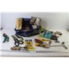 Image 1 : Rubbermaid Case - Corner Trowel - Hand Sander - Sheet Metal Snips - Hand Tools - Sanding Mesh