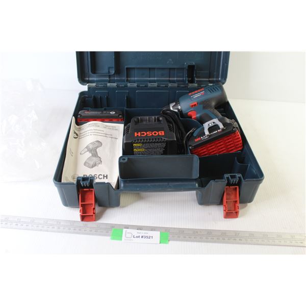 Bosch 18v Cordless Drill w/Charger & 2 Batteries (not working - needs charge?)