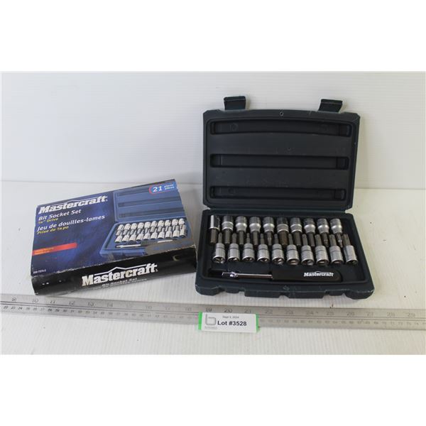 Mastercraft 21 Piece Socket Set in Case (3/8" drive)