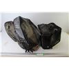 Image 1 : Motorcycle Saddle Bags (shows age)