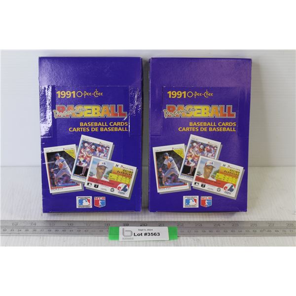 (2)1991 O-Pee-Chee Premier Baseball Player Cards