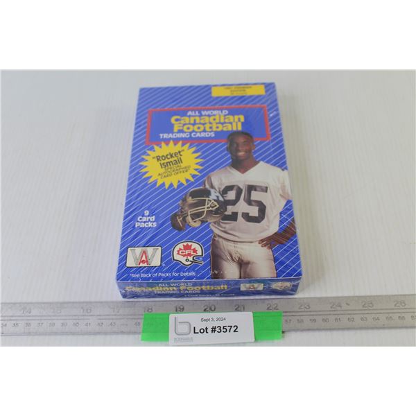 All World Canadian Football Trading Cards (9 card packs) - Sealed