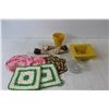 Image 5 : Assorted Plant Pots, Wicker Basket With Metal Handles, Vogue Cigarette Papers, Coasters, Assorted Ho