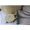 Image 4 : Assorted Clothesline Clips, Dust Pan, (2) Tubs, Rota Reel 40' Clothesline Reel, Window Car Window Wa