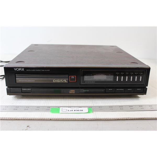 Yorx Digital Audio Compact Disc Player CD Player - Tested Works