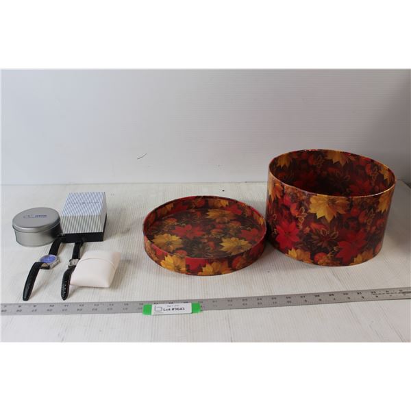 Axon Watch, Tommy Hilfiger Watch, Round Storage Box