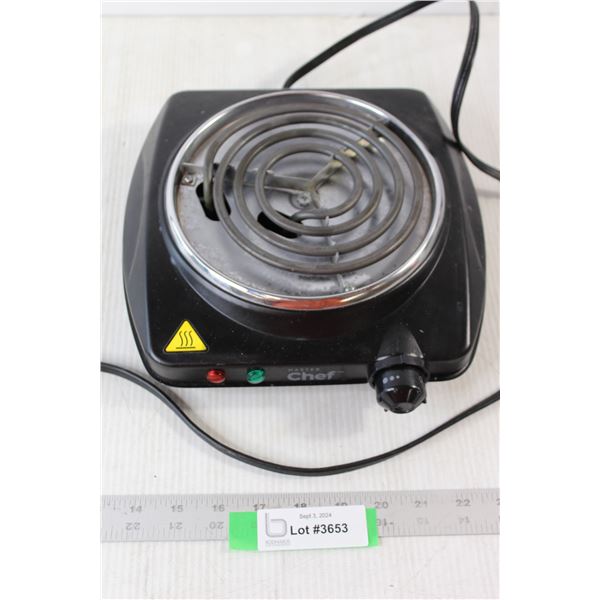 Master Chef Portable Cooktop - Tested Works - Consigner Says Works Well