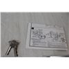 Image 4 : (2) Door Handle With Lock Set - New