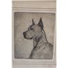 Image 4 : (3) Charcoal Drawings in Frames - 9" x 6" - Various Artists - One Frame Has Crack in Glass
