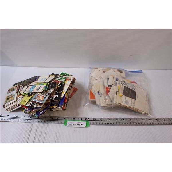 (2) Match Book Covers Lot - Assorted