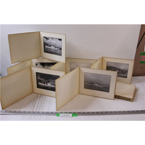 (16) Vintage Photos of Various Ships