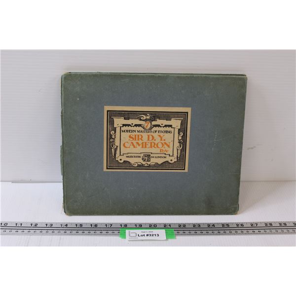 Sir D.Y. Cameron's Modern Masters of Etching Art - Vintage