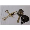 Image 4 : (2) Antique Tea Strainers & Candle Wick Trimmer