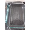Image 3 : (3) Glass Baking Pans: (2) Pyrex & (1) Anchor Hocking