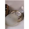 Image 3 : (3) Ceiling Light Fixtures - Untested & Assorted Hardware