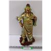Image 1 : Chinese Kuan Kong Statue - 15" Tall (Missing His Sword)