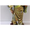 Image 3 : Chinese Kuan Kong Statue - 15" Tall (Missing His Sword)