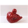 Image 3 : Red Man Thinking Statue - 11" x 9"