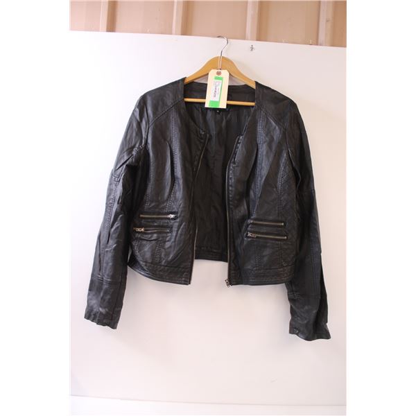 * Women's Pleather Jacket - Size XL