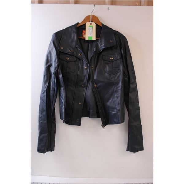 * Women's Pleather Jacket - Size Large (Some Wear)