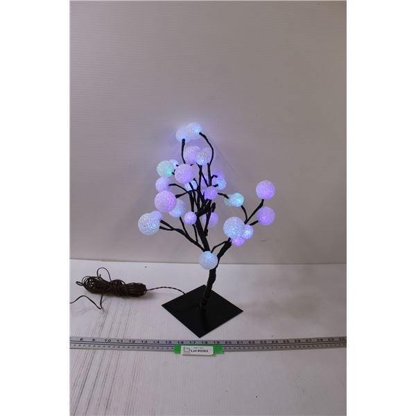 Color Changing Orb Tree Decor - 16" Tall
