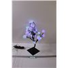 Image 1 : Color Changing Orb Tree Decor - 16" Tall