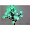 Image 2 : Color Changing Orb Tree Decor - 16" Tall