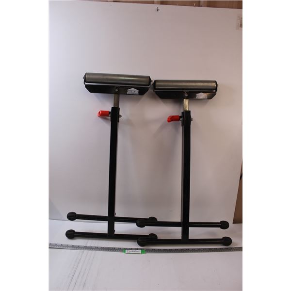 (2) Job Mate Rollers - Adjustable