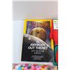 Image 5 : National Geographic Book, (3) Kids Gloves, Assorted Patches and Items