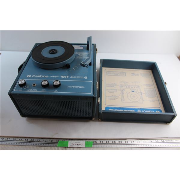 * Califone Phonograph - Untested