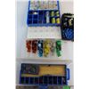 Image 4 : Flagging Tape, (120+) Assorted Car Fuses and Assorted Electrical Supplies