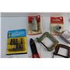 Image 2 : (3) Tape Measures, (4) C - Clamps. (3) Wire Strippers and Assorted Items
