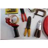 Image 6 : (3) Tape Measures, (4) C - Clamps. (3) Wire Strippers and Assorted Items