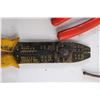 Image 7 : (3) Tape Measures, (4) C - Clamps. (3) Wire Strippers and Assorted Items