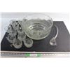 Image 1 : Punch Bowl, (12) Cups and Plastic Ladle