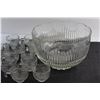 Image 5 : Punch Bowl, (12) Cups and Plastic Ladle