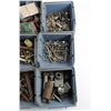 Image 4 : (16) Plastic Trays and Assorted Hardware - Nails, Bolts and Misc.