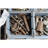 Image 7 : (16) Plastic Trays and Assorted Hardware - Nails, Bolts and Misc.