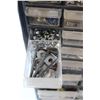 Image 8 : (8) Plastic Trays, Multi Tool Drawer and Assorted Hardware
