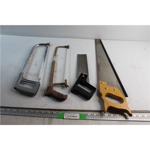 (4) Assorted Handsaws