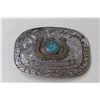 Image 2 : (2) Vintage Belt Buckles - Astro Tire P.A. - Horse shoe Western